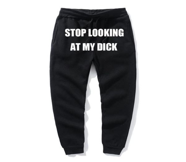 

sport pant slooking at my dick sweatpants cotton joggers women itself high waist trouser hip hop9633359, Black
