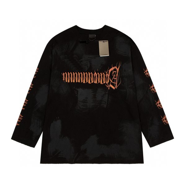 

men's plus tees & polos round neck embroidered and printed polar style summer wear with street pure cotton t-shirts 50005, Black