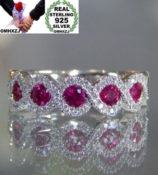 

omhxzj whole european fashion woman girl party wedding gift silver red green 925 sterling silver ring rr295880047, Golden;silver