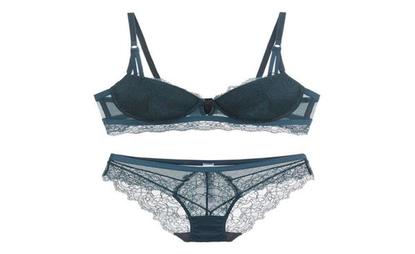 

lace push up bra set underwear women bra and panty set push up for small breasts lingerie embroidery cup lace side 370866, Red;black