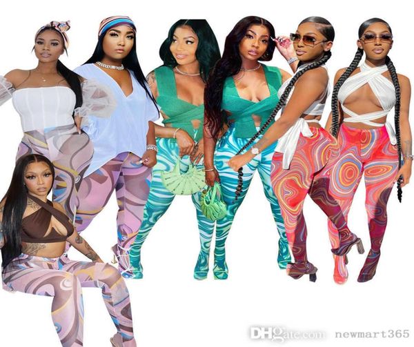 

womens leggings trousers designer fashion women casual printing pants multicolor slim mesh elastic stockings pant 2021 summer2184642, Black