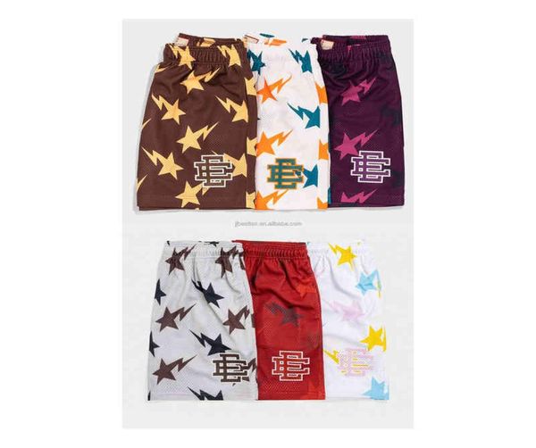 

selling products 2021 in usa star print mesh shorts2809218, White;black