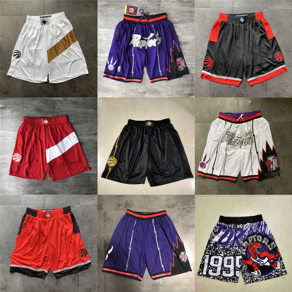 

toronto''raptors''men throwback basketball shorts pocket, Black