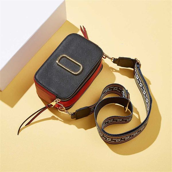 

contrast color niche design handbag camera shoulder 2023 new and crossbody bag for women 50% off outlet store
