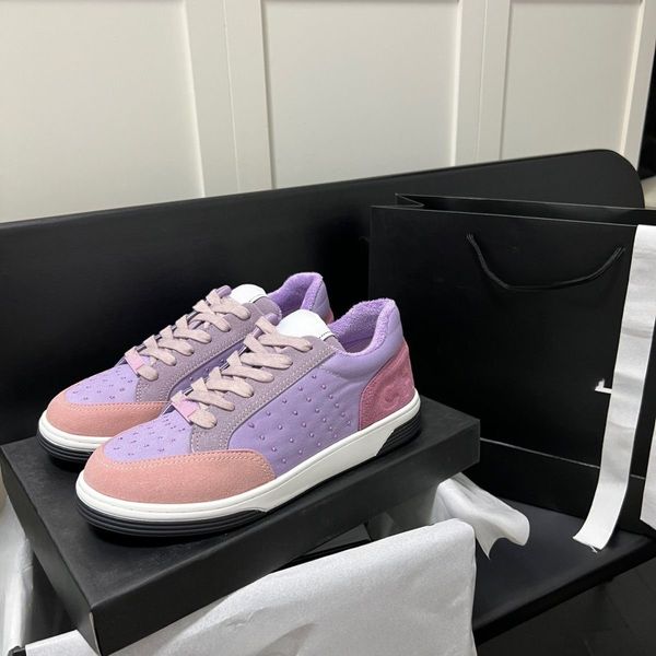 

small fragrant wind panda shoes sports shoes women spring and summer new color rainbow macaron casual shoes small white shoes match