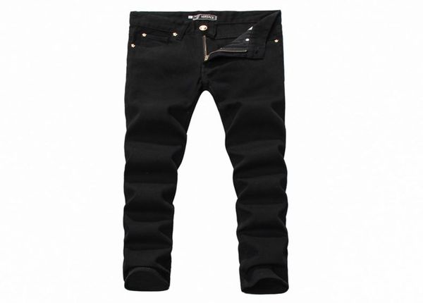 

2020 mens designer jeans denim pants white casual streight leg mens ripped jeans designer sweatpants men pants jeans pour hommes1849411, Blue