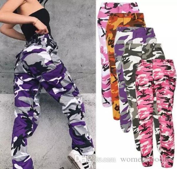 

6 colors women new fashion casual loose camouflage long pants women casual sport pants outdoor pantscotton pants climbing8018891, Black;white