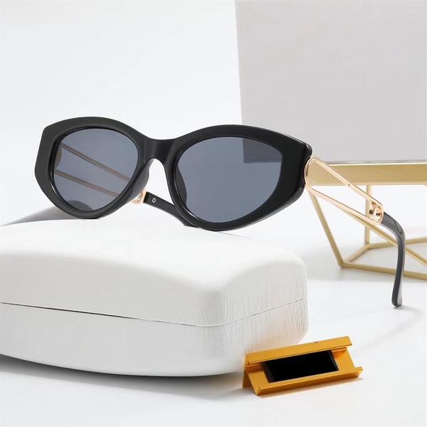 

designer sunglasses trendy retro frame fashion eyeglasses luxury sun glasses 5 colors for woman man 92x, White;black