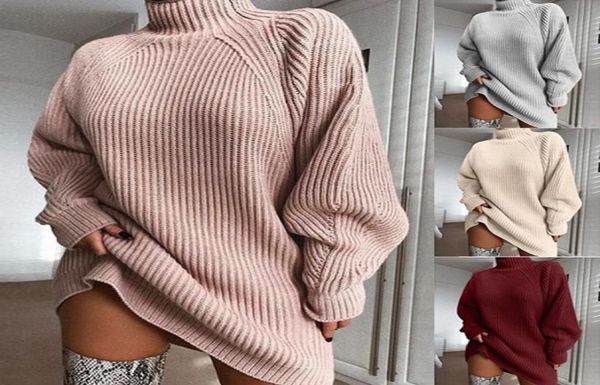 

2020 spring turtleneck sweater women long sleeve pullover female casual loose knitted pullovers women basic rib knitted 3109392, White;black