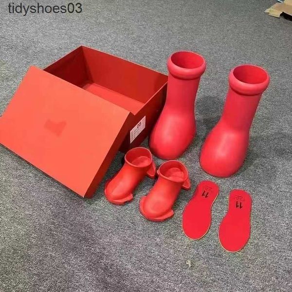 

edition astro mschf big red boots astro wood boots astro wood same style boots astro wood big red boots rain shoes, Black