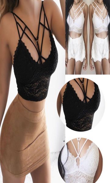 

women casual sleeveless summer crop tank vest07541178, Black;white