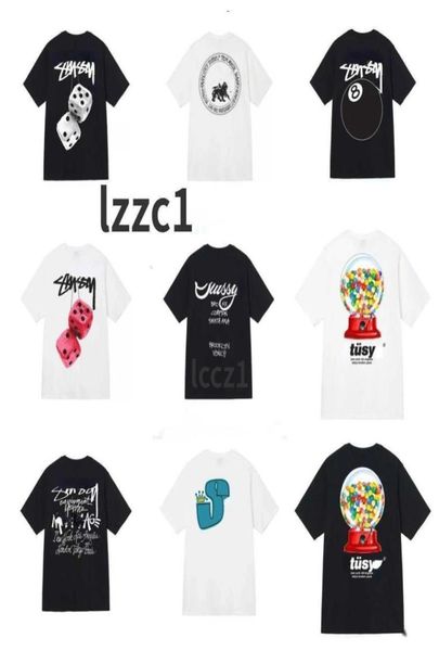 

men039s tshirts designer luxury fashion brand classic mens and womens t shirt dice pattern printed alphabet summer high street2686332, White;black