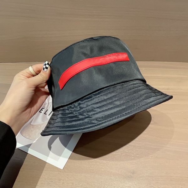 

luxury designer bucket hats women wide brim buckets hat summer sunhat fitted geometric casual fisherman cap baseball mens beanies caps bonne, Blue;gray