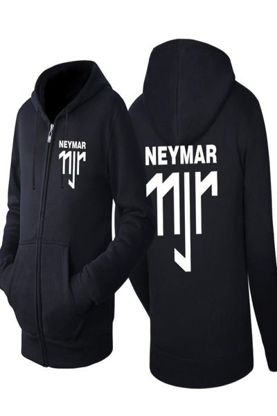 

new neymar 11jr hooded cardigan men zipper spring autumn hoodies long sleeve sweatshirts male jackets tracksuit casual wear clothe2535412, Black
