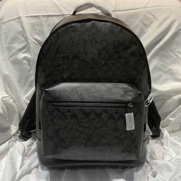 

new koujia cowhide men's backpack family old flower big combination leather business travel bag 50% off outlet store