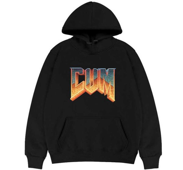 

doom cum hoodies sweatshirt women oversized pullovers sweats men039s hoodie kids boy vintage gothic clothes men tracksuits coat3241788, Black