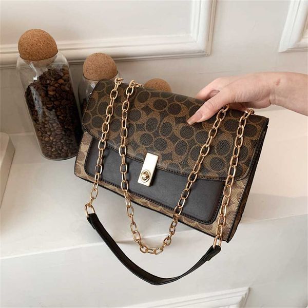 

advanced feeling 2023 new women's fashion shoulder contrast small square chain strap casual crossbody bag 70% off outlet clearance