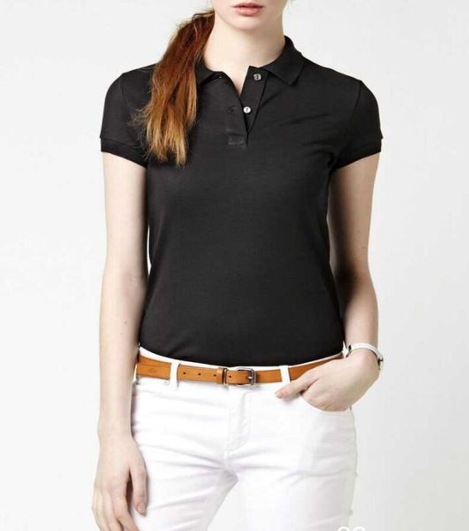 

women men solid color polo shirts crocodile embroidery tee business blouse mens clothing short sleeve shirt7708145, White