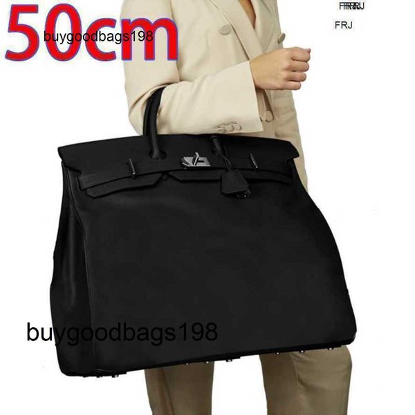 

designer bags hac50 handbags h family 50cm customized limited edition bag hac large travel capacity leather domineering mens have logo 2r2n
