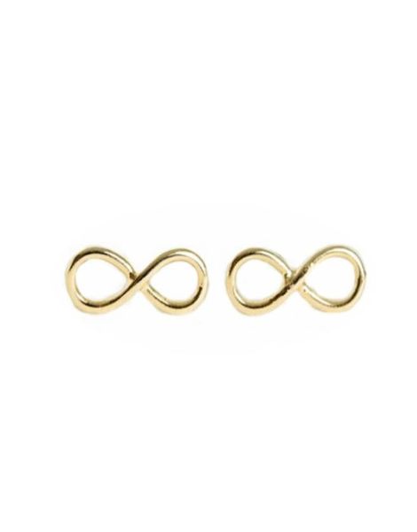 

infinity compound stud earrings new fashion women039s lovely stud earring whole gift2646809, Golden;silver