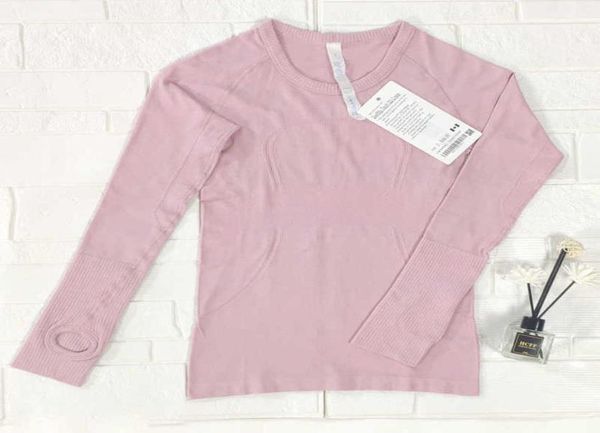 

yoga women's t shirt women's long sleeve t-shirt running swiftly tech sports breathable fitness suit lemens women pink 23gg633104, White