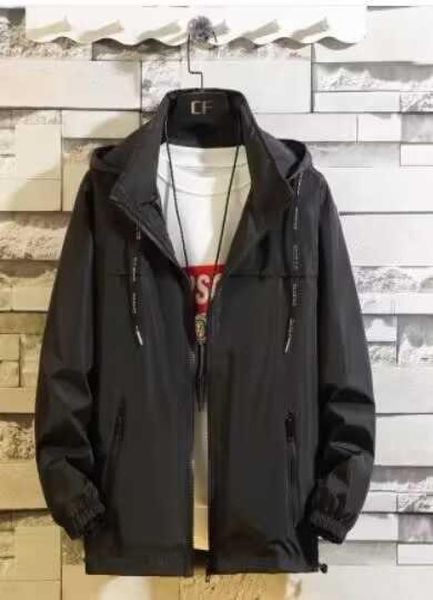 

brand designer spring autumn men thin army green jacket with hooded slim fit yong men boy coat student windbreaker jacket7449627, Black;brown