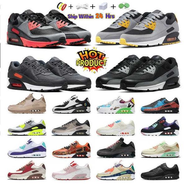 

90 90s classic max running shoes triple black white leather mesh supernova dust grey malt camo valentines day women mens trainers outdoor sp
