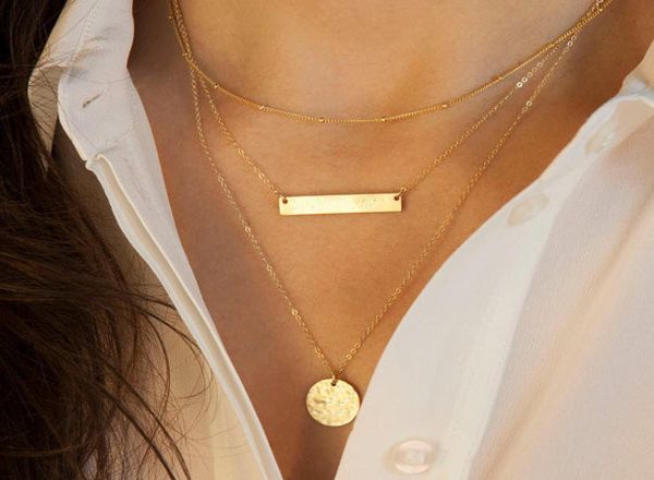 

necklaces pendants silvergold horn cute antler minimalist jewelry gift for christmas gold plated long charms chains necklaces9544402, Silver