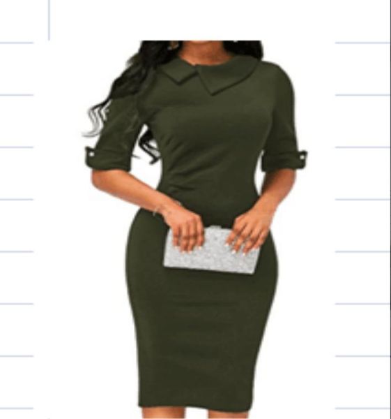 

ruffled woman half sleeve elegant fashion dress for female long spring summer party slim fit ziper dress7411433, White;black