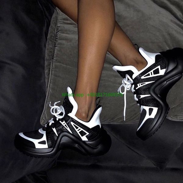 

dress shoes luxury running round toe low sneakers summer women lace up sports fashion ladies shoes casual street sneakers 230831, Black