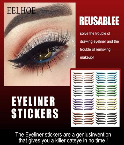 

5pairsset waterproof eyelid line stick reusable glitter eyeliner sticker do7104119