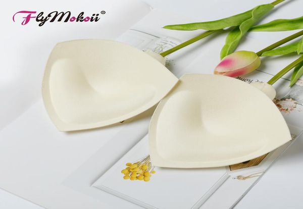 

1 pairlot women summer swimsuit padding inserts sponge foam bra pads chest cup breast thin chest bikini insert7774167, Black;white