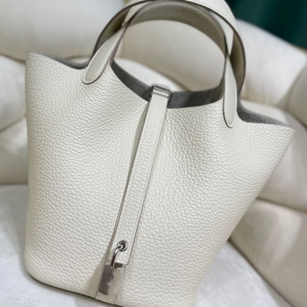

designer bag luxurys handbags leisure bucket bag women's tote bag classic designer bag premium tc leather plain open pocket gift box 18
