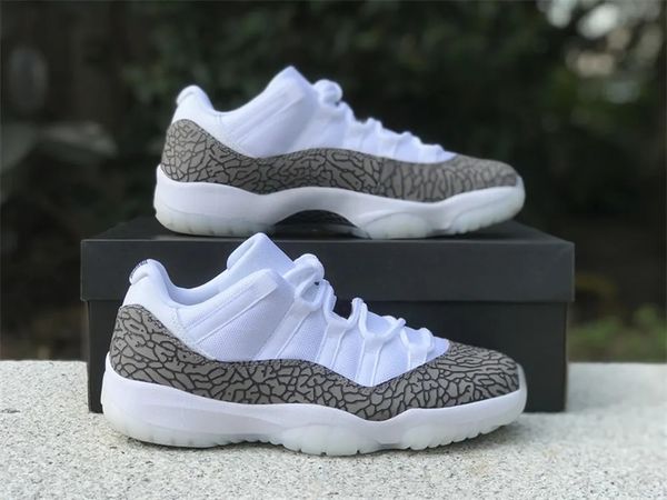 

elephant white black designer basketball shoes jumpman 11 low real leather casual outdoor trainers sports sneakers fast delivery with origin
