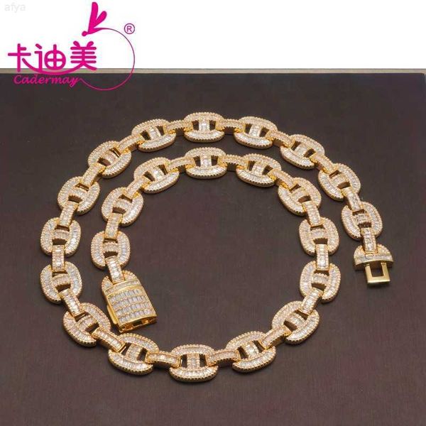 

silver925 15mm moissanite cuban chain necklace hiphop gold plated white iced out link men gifts, Silver