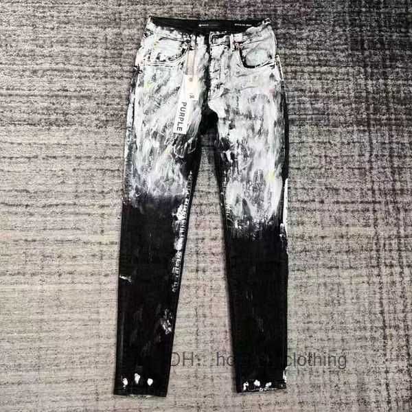 

2023 purple-bran* men designer antiaging slim fit casual jeans size 2 azmo, Blue