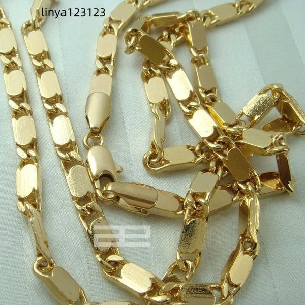 

14k 14ct gold style cuban 50-70cm length chain necklace n45 220715, Silver