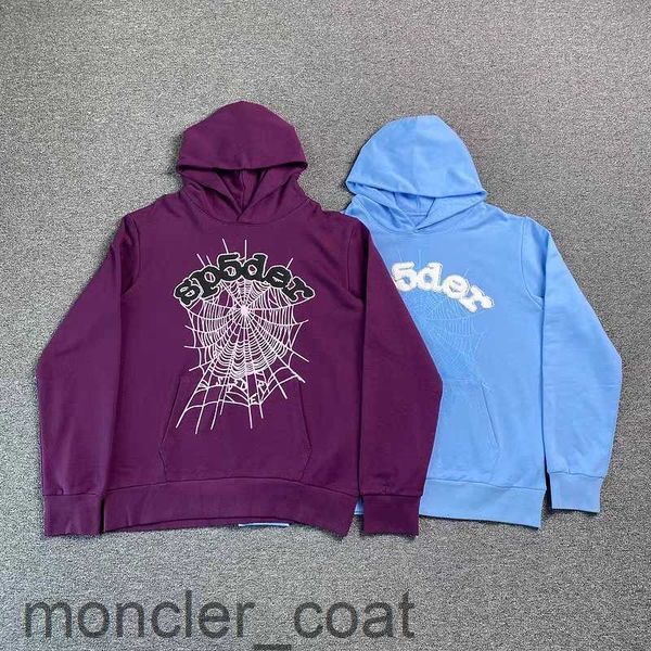 

men's hoodies sweatshirts sp5der star and women's 1 fluffy print young thug spider plus size 555555 sweatshirt pullover, Black