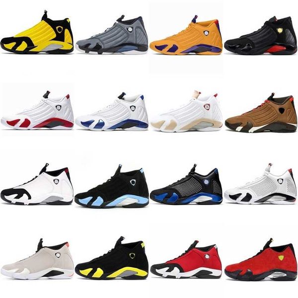 

jumpman 14 14s basketball shoes designer men white light brown hyper royal university blue yellow coffee chocolate khaki grey beige pewter g