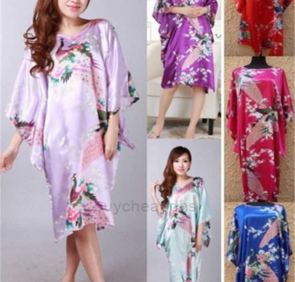 

pajamas peacock womens solid royan silk robe silk ladies satin pajama lingerie sleepwear kimono bath gown pjs nightgown xh5y8u1234546, Black;red