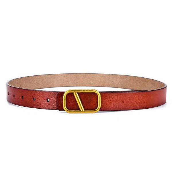 

fashion trend belt for women men designer letter metal buckle belts womens simple formal dress jeans belt lady personality waistband width 3, Black;brown