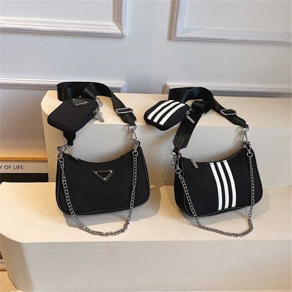 

new women's 2023 high end and niche design one shoulder underarm cross body oxford spinning chain bag 55% off factory online