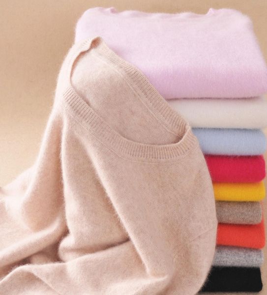 

2019 autumn winter cashmere cotton blended knitted women sweaters and pullovers jersey jumper pull femme hiver ly19125504084, White;black