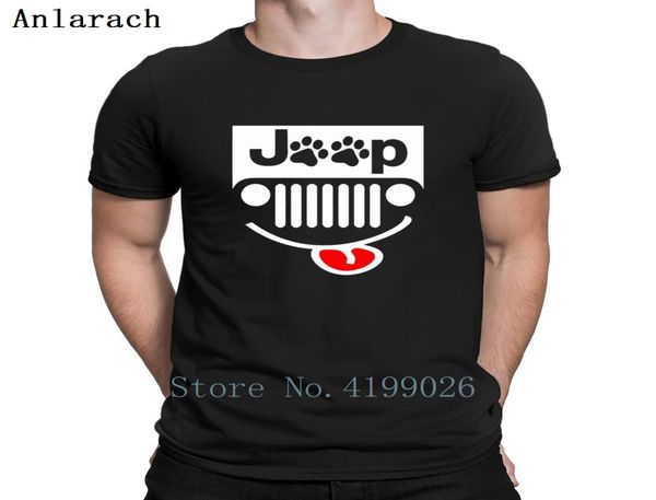 

jeeps paw tshirt spring gift tee plus size 3xl t shirt for men customized funny vintage anlarach gents4245650, White;black