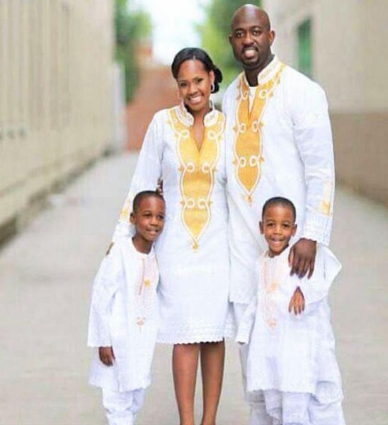 

hd 2018 traditional mens clothes african clothing for men and women couple dress white bazin dashiki embroidery kid boy clothes6231711, Red
