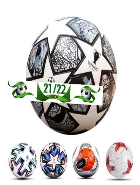 

2021 soccer ball professional size 5 stitch style match football pu material sports training balls5616521