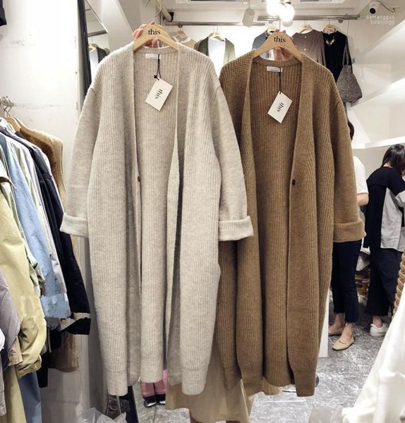 

women039s sweaters women039s thick knitted open cardigan for women kimono casual coat solid long sleeve female chunky knit s3527983, White;black