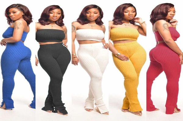 

summer flare pants tracksuits women two piece set club festival clothing striped crop birthday matching suit short outfit9770135, Gray