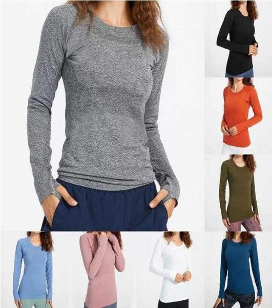 

12 yoga womens wear swiftly tech ladies sports t shirts long sleeve outfit tshirts moisture wicking knit high elastic fitness 7149353