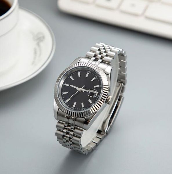

womens watch 31mm movement watch automatic mechanical bezel stainless steel watches day date fashion lady waterproof wristwatch-04, Slivery;brown